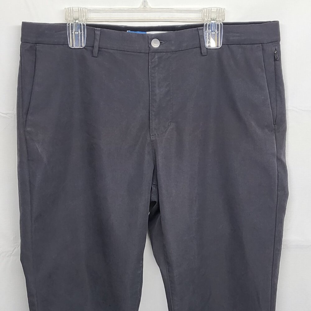 Old Navy Built In Flex Pants Mens 38 X 32 Ultimate Tech Straight Dark Gray - Picture 2 of 16